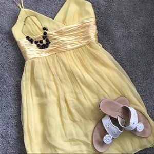 Maggy London Yellow Dress